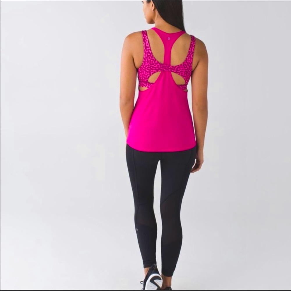 Lululemon AllSport Support Tank (Pink)